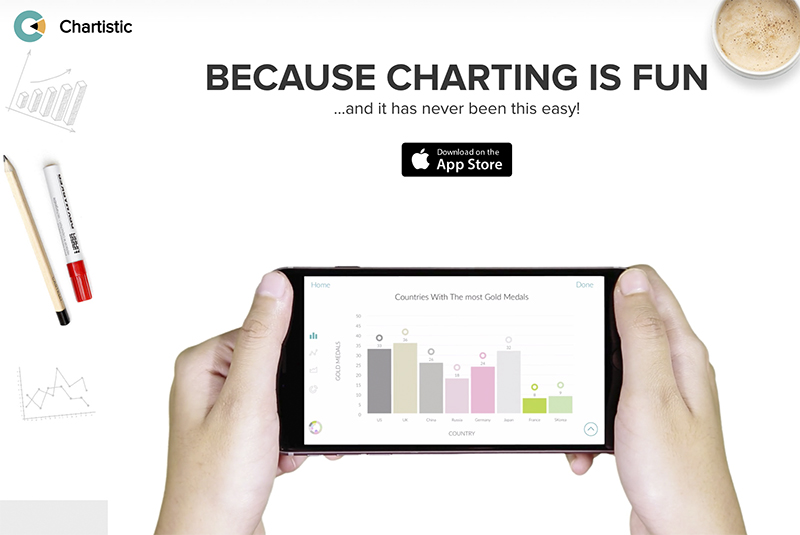 Chartistic, aplicación móvil para crear gráficos en menos de un minuto