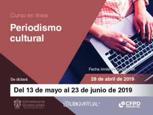 Curso en línea: Periodismo cultural. Edición 2019