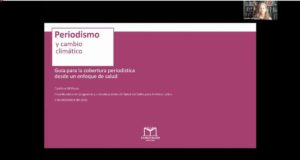 Periodismo y cambio climático | Guía para la cobertura periodística desde un enfoque de salud